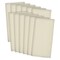 Contemporary Home Living Solid Flat Woven Dishtowels - 28" - Beige - Set of 12